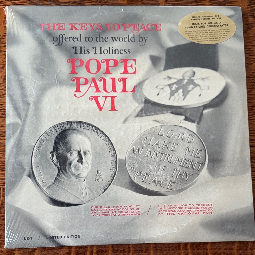 The Keys to Peace Recording of Pope Paul VI